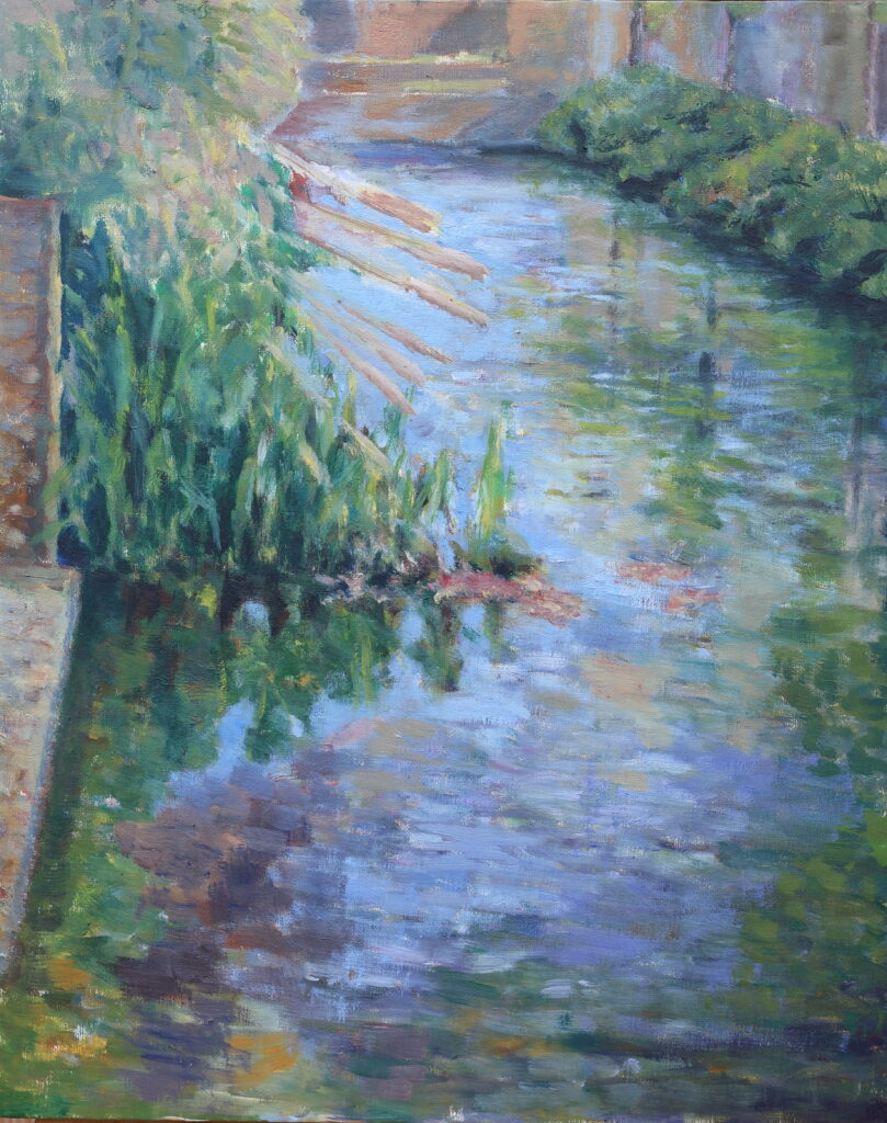 Slootkant, Vrijbuiters, 40x50 cm, Olieverf, Artislique